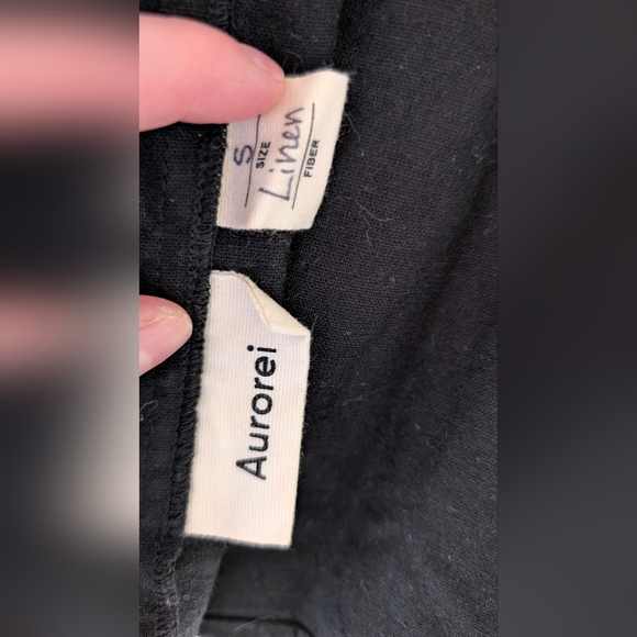 NWOT Aurorei Yuna Multi-Way Tank, Linen Wrap Top in Black - Picture 8 of 8